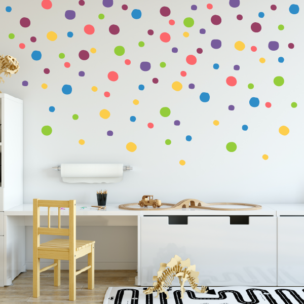 Szivárvány pöttyök