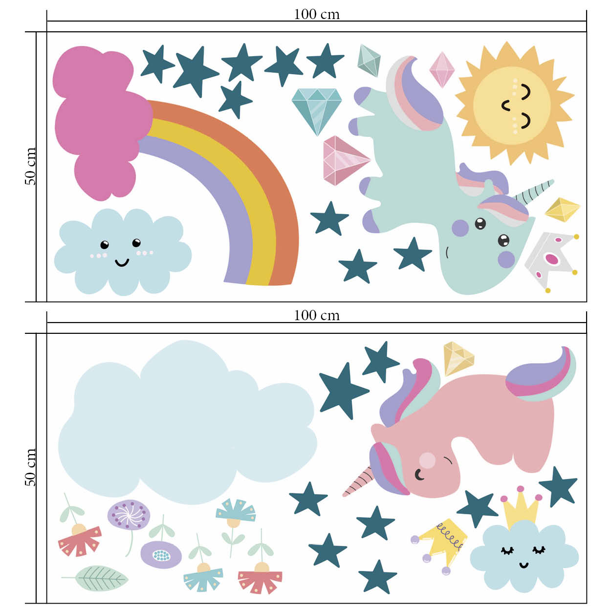 Szivárványos Unikornis (közepes) - Image 3